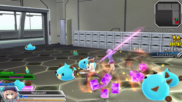 Скриншоты MegaTagmension Blanc + Neptune VS Zombies 1