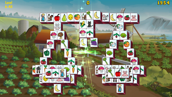 Barnyard Mahjong 3 скриншот