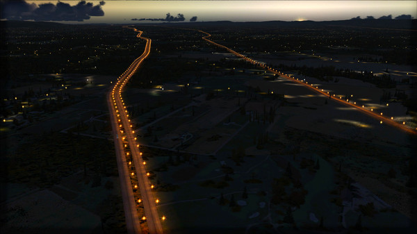 скриншот FSX Steam Edition: Night Environment: Pennsylvania Add-On 2
