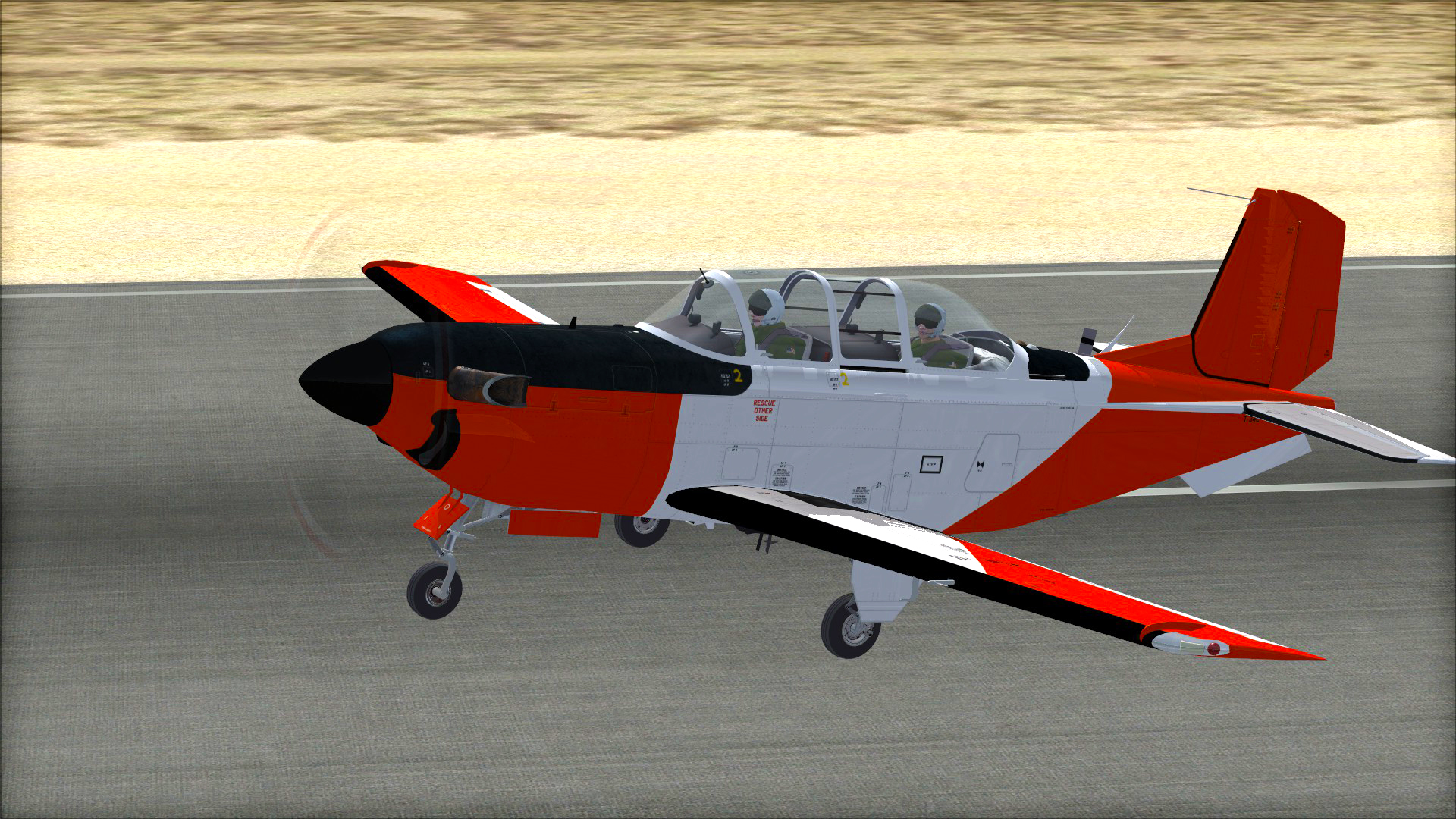 FSX Steam Edition: Beechcraft T-34C Turbo Mentor Add-On · 스팀