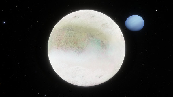 скриншот SpaceEngine - Neptune System HD 2