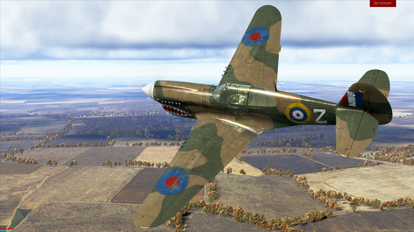 скриншот IL-2 Sturmovik: P-40E-1 Collector's Plane 4