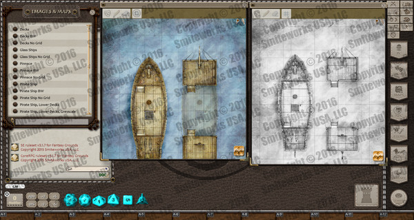 скриншот Fantasy Grounds - Fantastic Maps: Pirates! 3