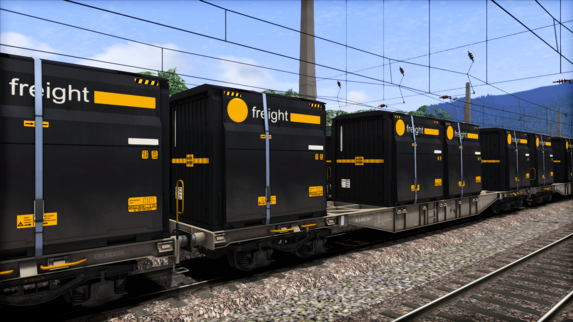 TS Marketplace: ÖBB Sgns Container Wagon Pack Featured Screenshot #1