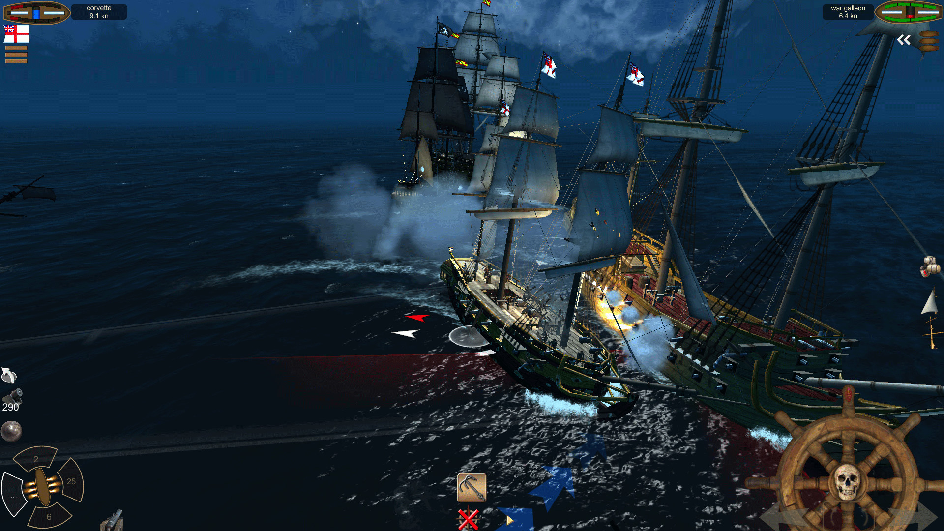 how do i start out as a certain ship pirates: caribbean hunt
