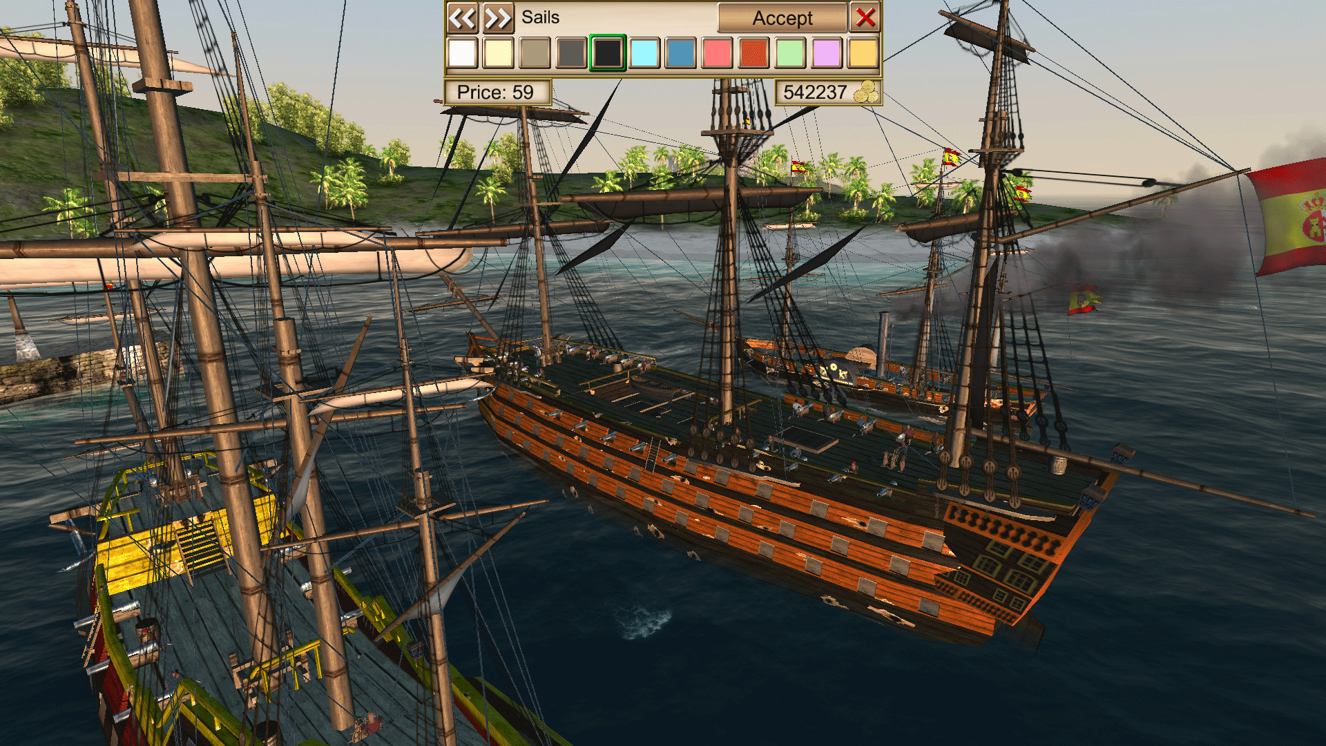 the pirate caribbean hunt best ship