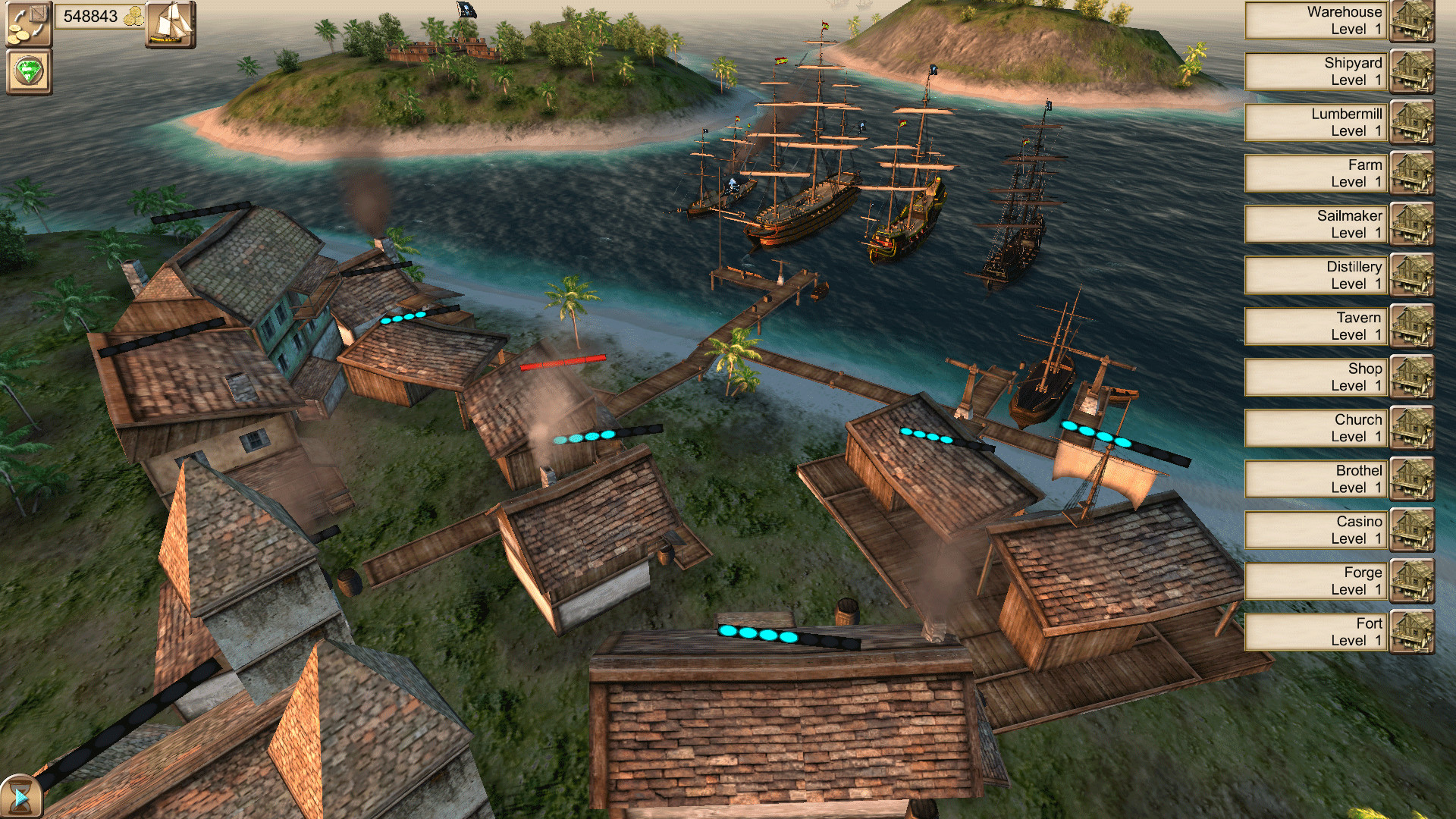 the pirate caribbean hunt ship location