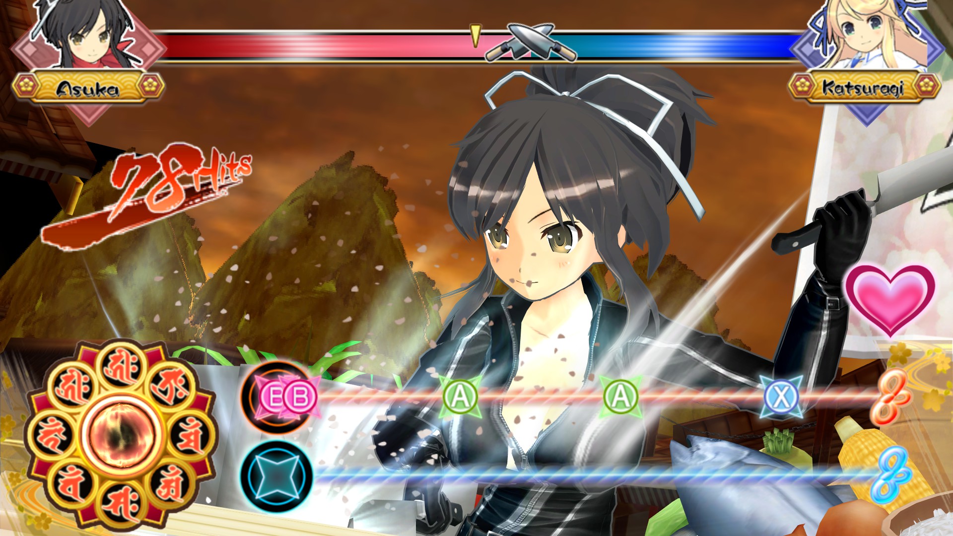 Senran Kagura Peach Ball – Character Keyart – Ryona – ThePlatformer