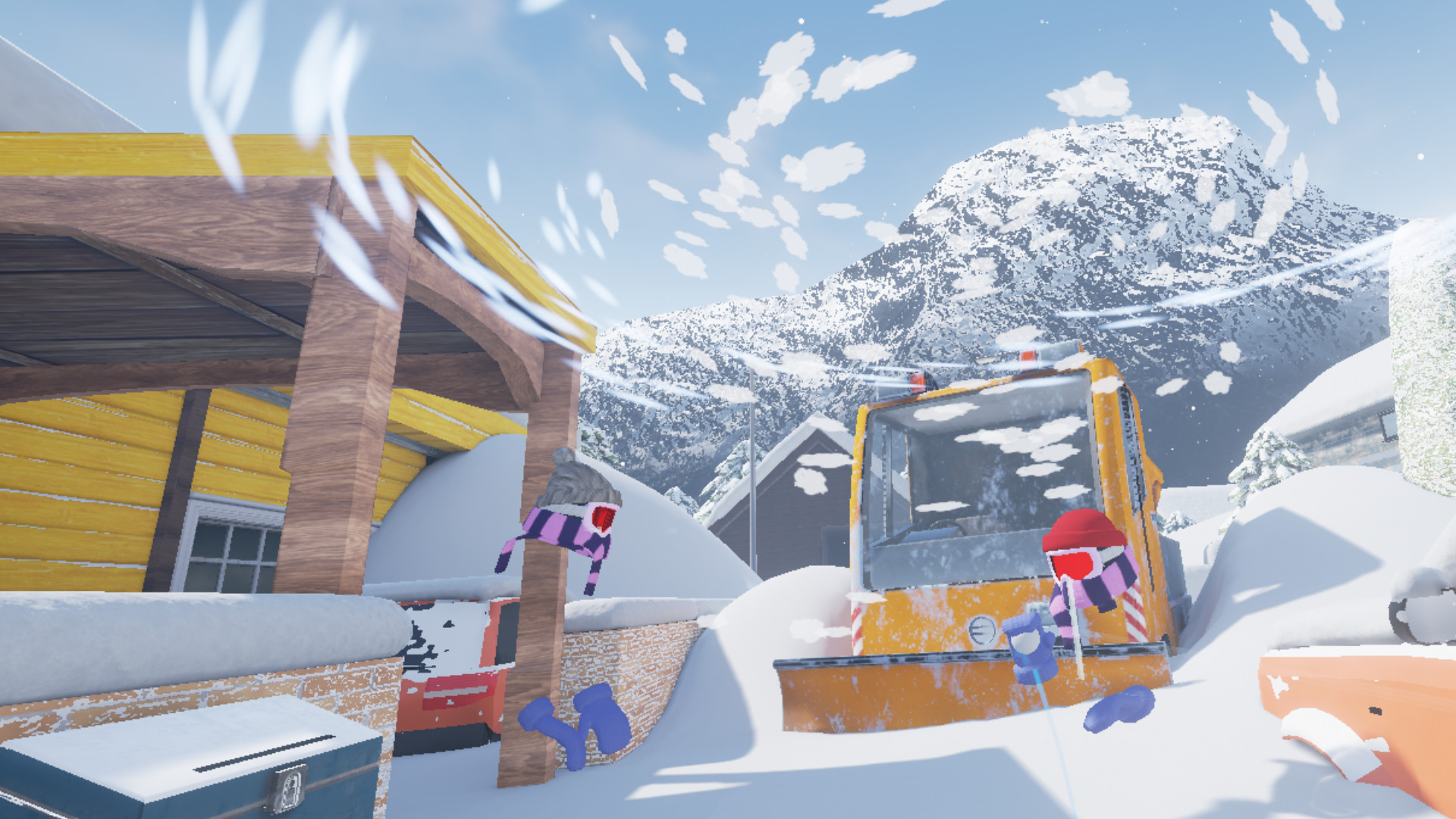 Игра снег есть. Снежный драйв игра. VR игра снежные горки.