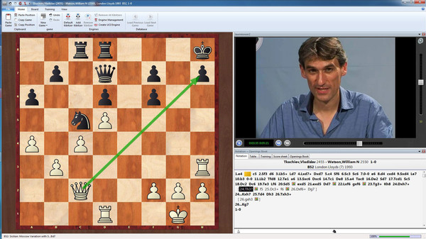 скриншот Fritz 14: Chessbase Power Play Tutorial v1 by Daniel King - Mating Patterns 5