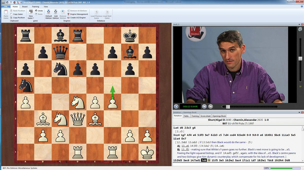 скриншот Fritz 14: Chessbase Power Play Tutorial v3 by Daniel King - Pawn Storm 4