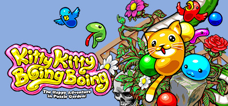 Kitty Kitty Boing Boing: the Happy Adventure in Puzzle Garden! Cover Image