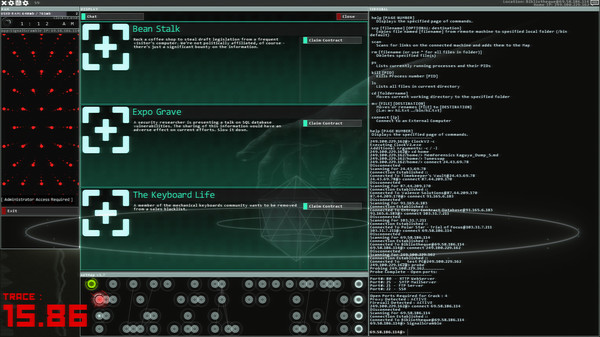 скриншот Hacknet - Labyrinths 5