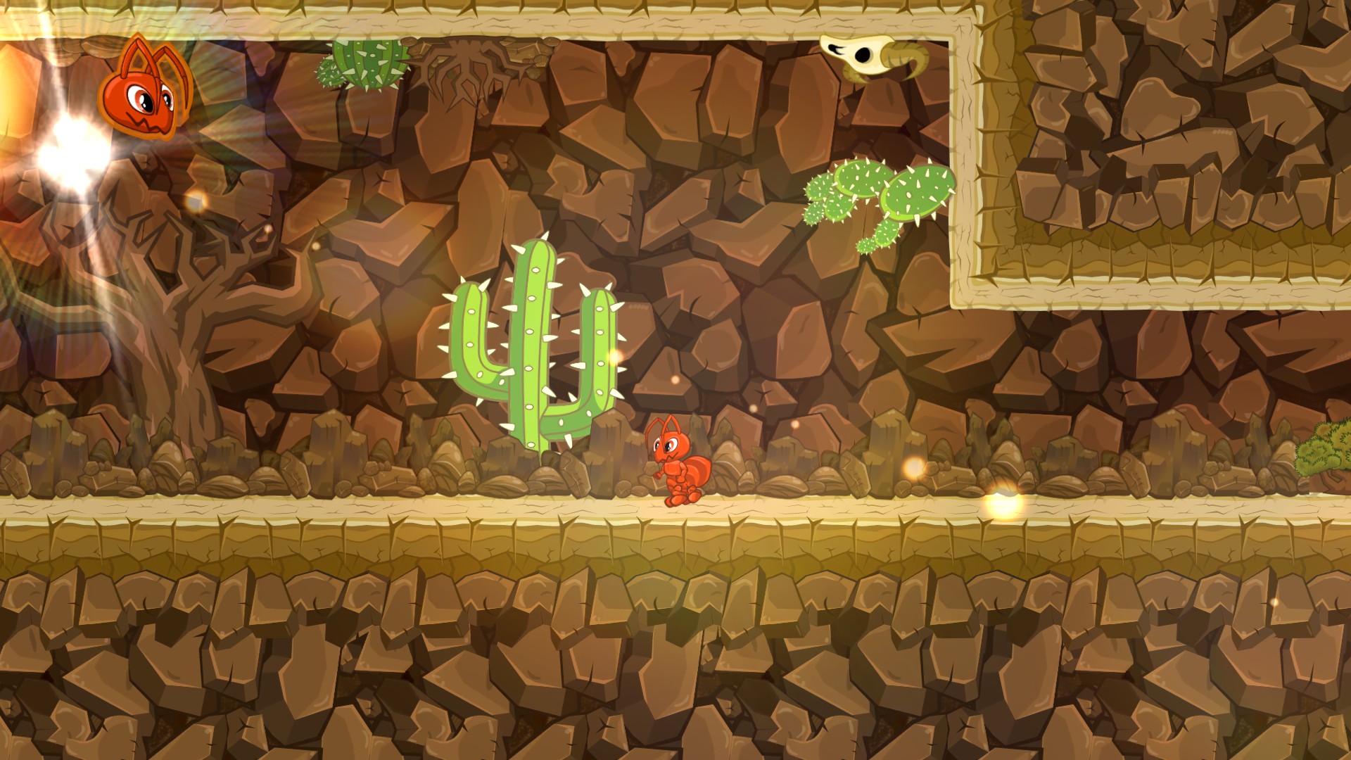 #3. Ant-gravity: Tiny's Adventure (Steam) От: SharkByte Studio.