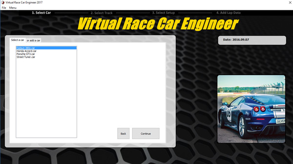скриншот Virtual Race Car Engineer 2017 2