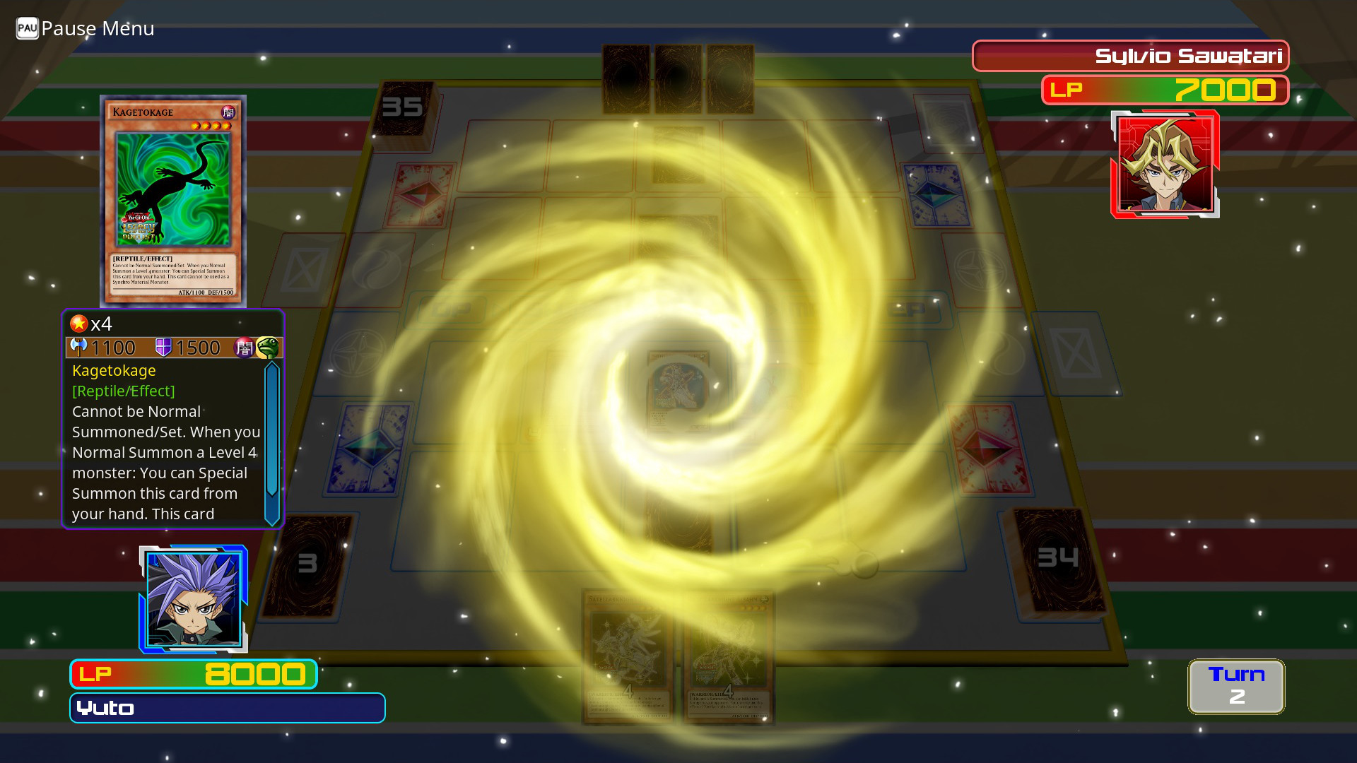 Yu-Gi-Oh! ARC-V Yuto v. Sylvio screenshot screenshot 2