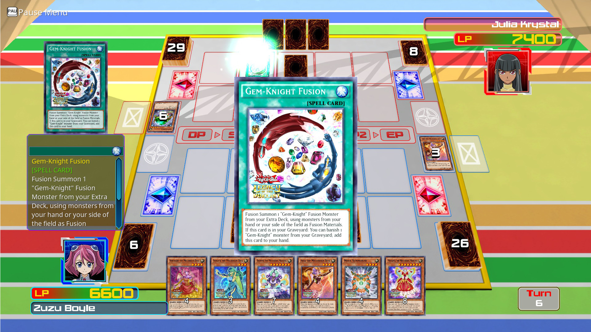 Yu-Gi-Oh! ARC-V Zuzu v. Julia screenshot screenshot 3