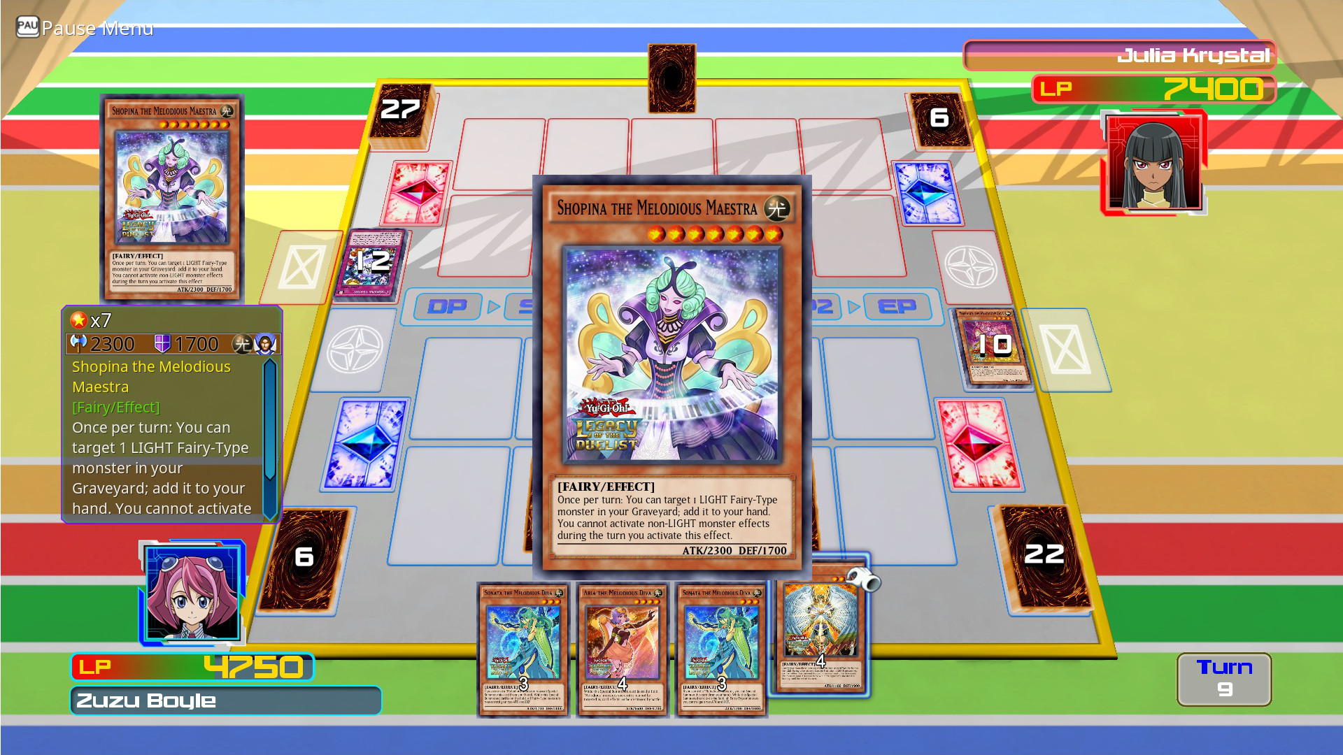 Yu-Gi-Oh! ARC-V Zuzu v. Julia screenshot screenshot 1