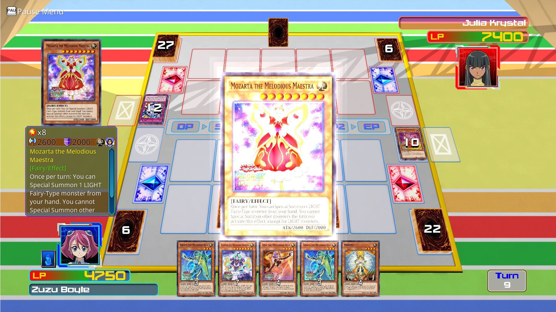 Yu-Gi-Oh! ARC-V Zuzu v. Julia screenshot screenshot 2