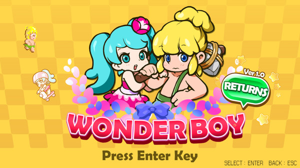 скриншот Wonder Boy Returns 0