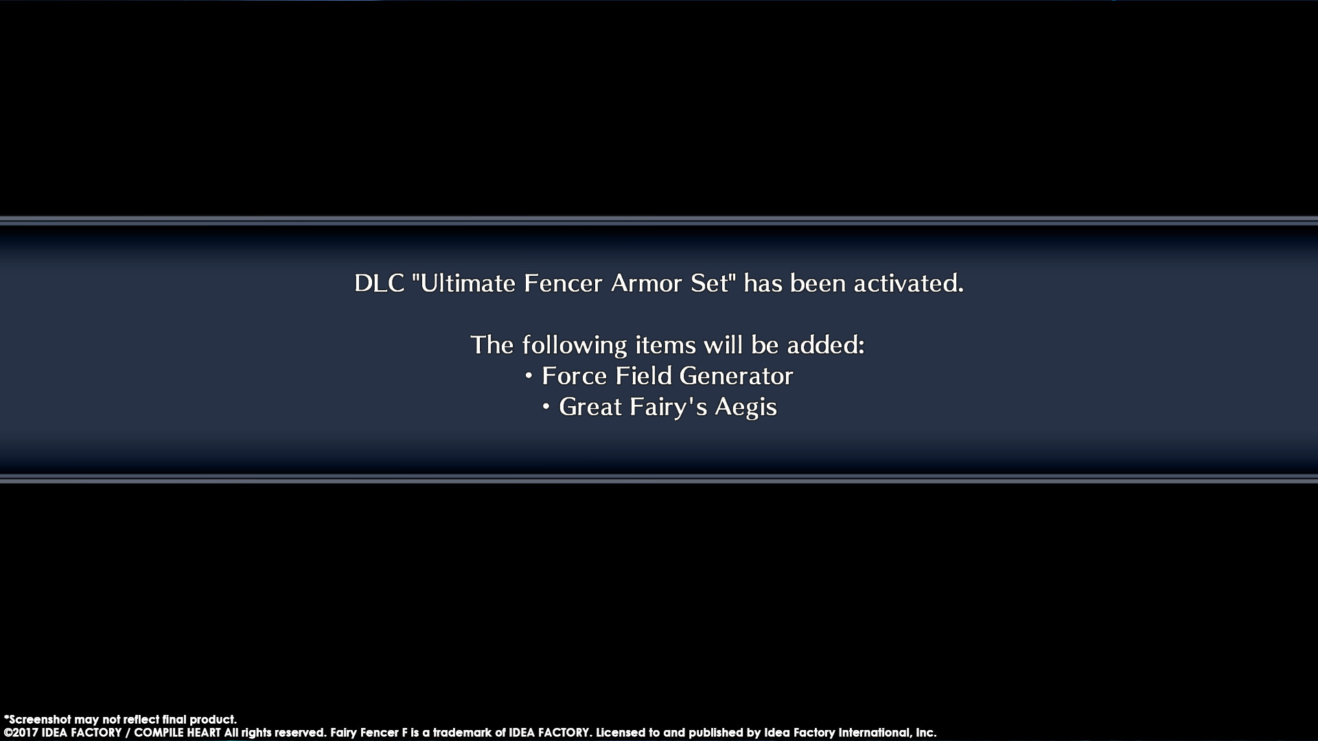 Fairy Fencer F ADF Ultimate Fencer Armor Set Featured Screenshot #1