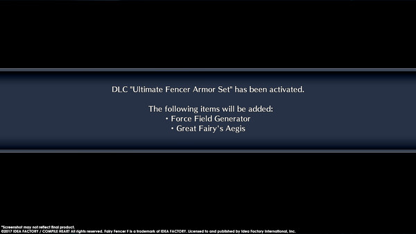 скриншот Fairy Fencer F ADF Ultimate Fencer Armor Set 0