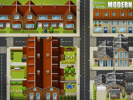скриншот RPG Maker VX Ace - Fantastic Buildings: Modern 3