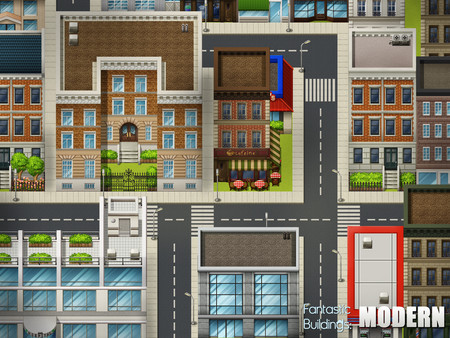 скриншот RPG Maker VX Ace - Fantastic Buildings: Modern 2