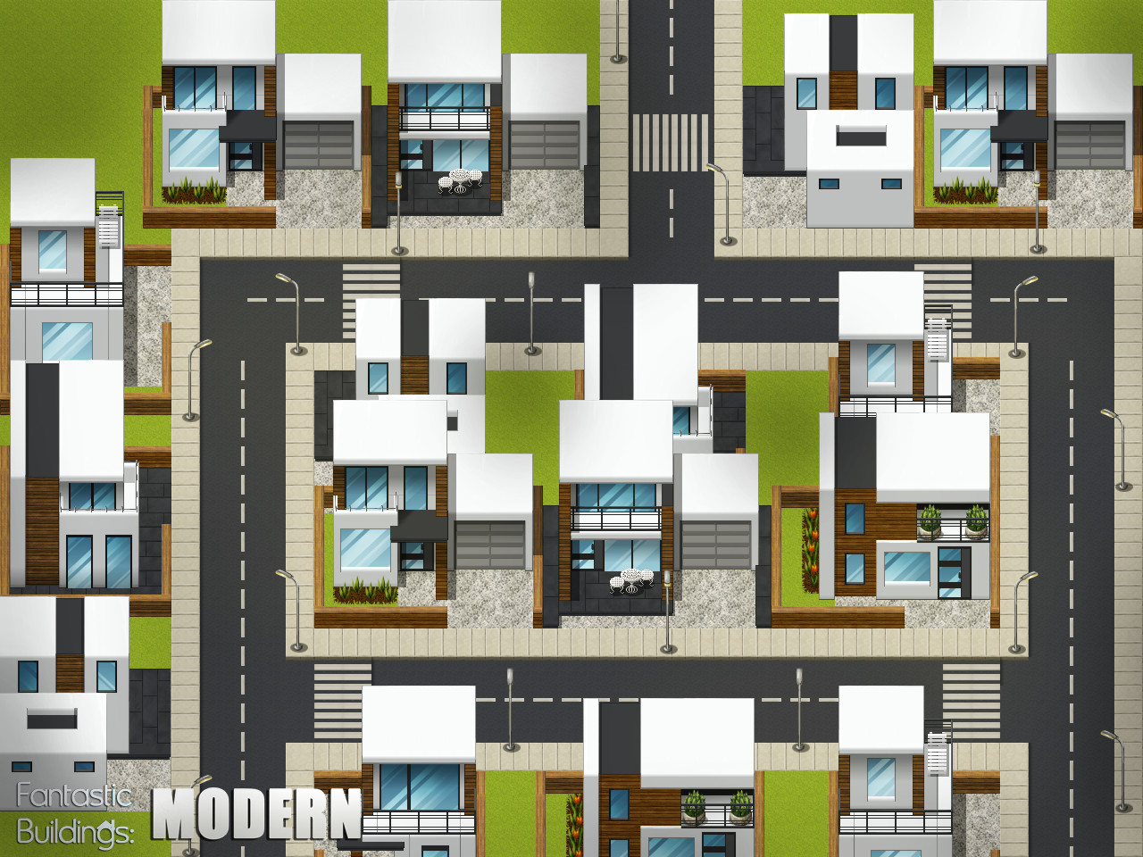 RPG Maker VX Ace - Fantastic Buildings: Modern screenshot screenshot 1