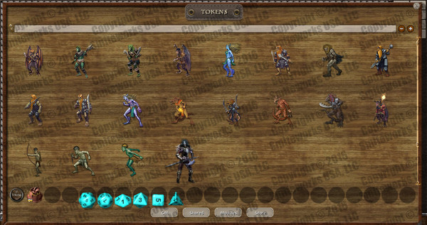 Fantasy Grounds - New Gods of Mankind - Anointed: Token Pack - Elder Races of Naalrinnon