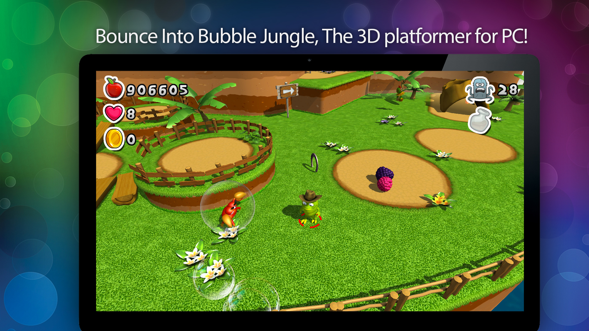 Bubble Jungle ® Super Chameleon Platformer World #0