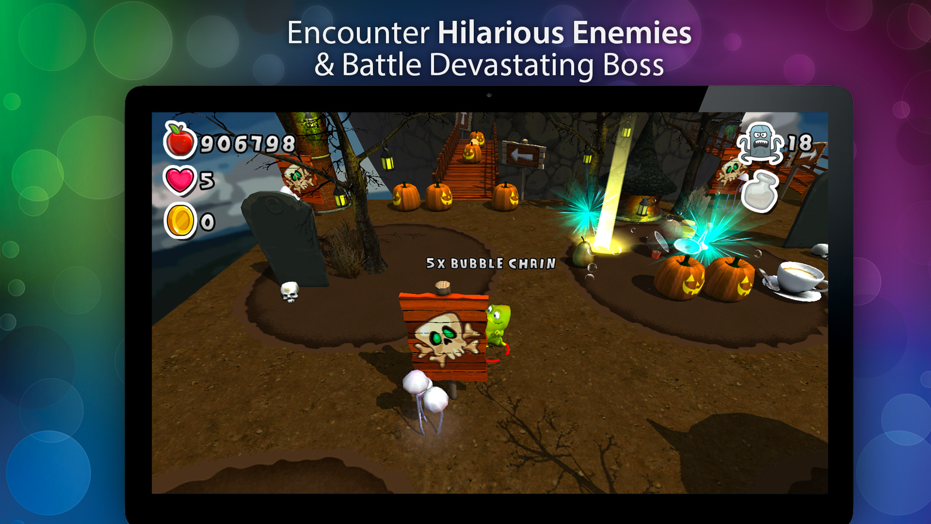 Bubble Jungle ® Super Chameleon Platformer World #5