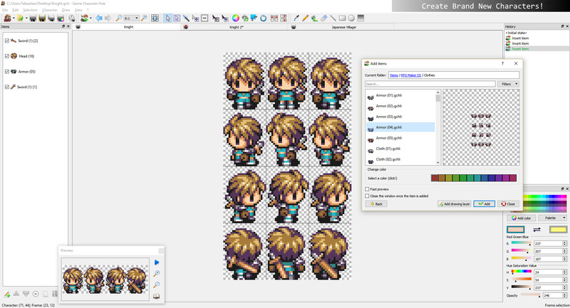 Game Character Hub PE: DS Generator Parts Featured Screenshot #1
