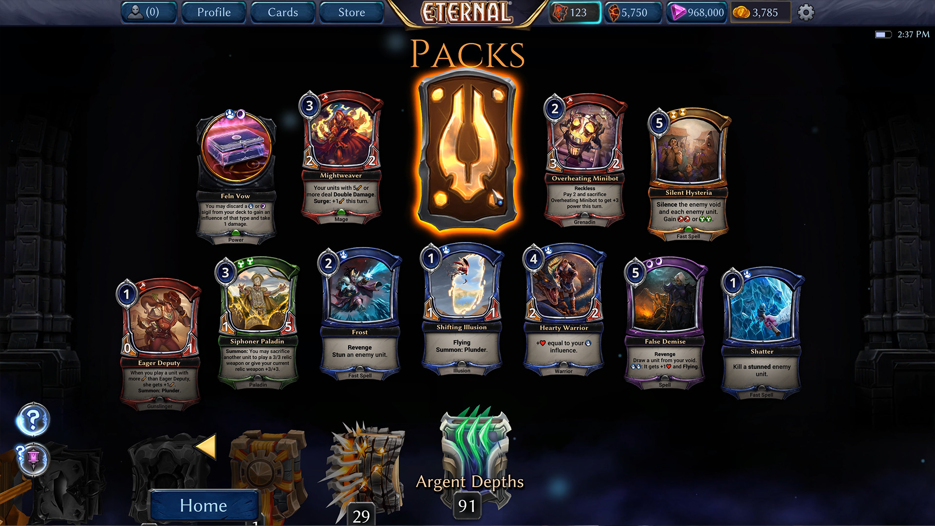 eternal card game help with forge guide