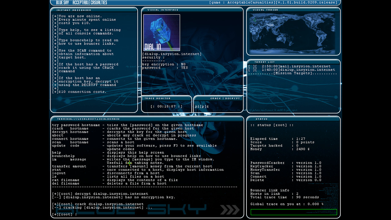 HEX Hacking Simulator Screenshots · SteamDB