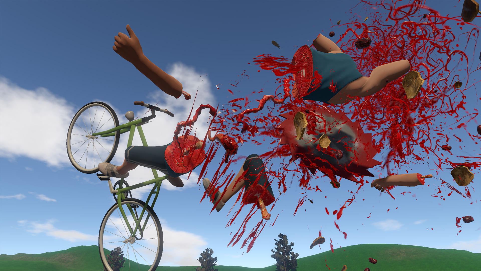 3D HAPPY WHEELS: Meet The Yang Family! - Guts and Glory Available on Steam  Now! 