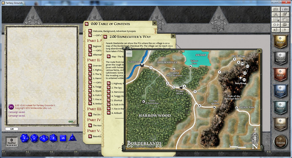 скриншот Fantasy Grounds - PFRPG Basic Paths: Wrath of the Orc God 0