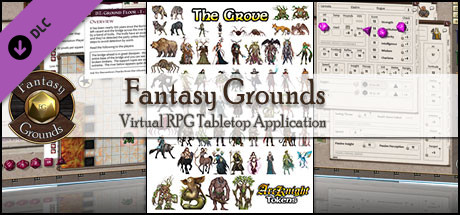 Fantasy Grounds - ArcKnight Tokens - The Grove banner image