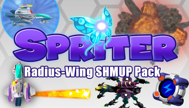 Spriter: Radius-Wing SHMUP Animated Art Pack Steam CD Key
