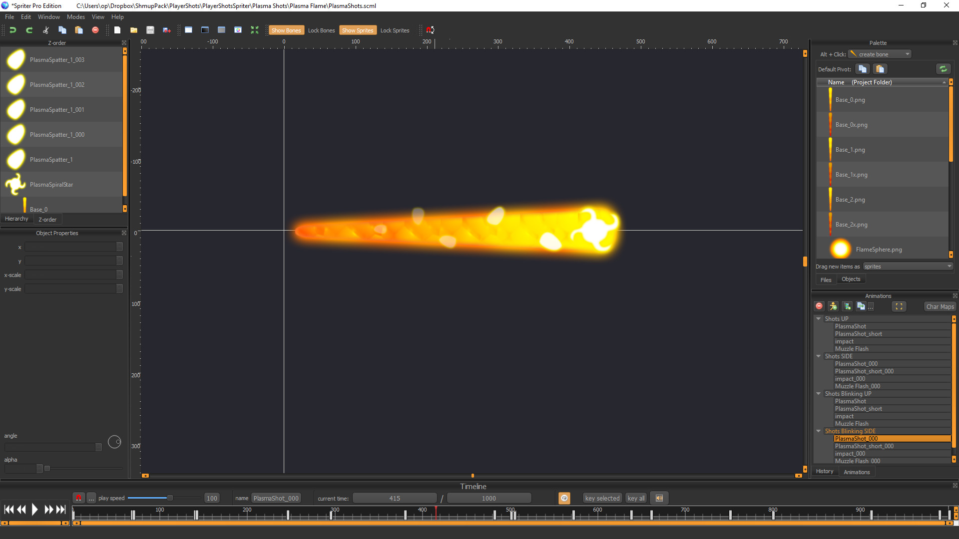 Spriter: Radius-Wing SHMUP Animated Art Pack screenshot screenshot 3
