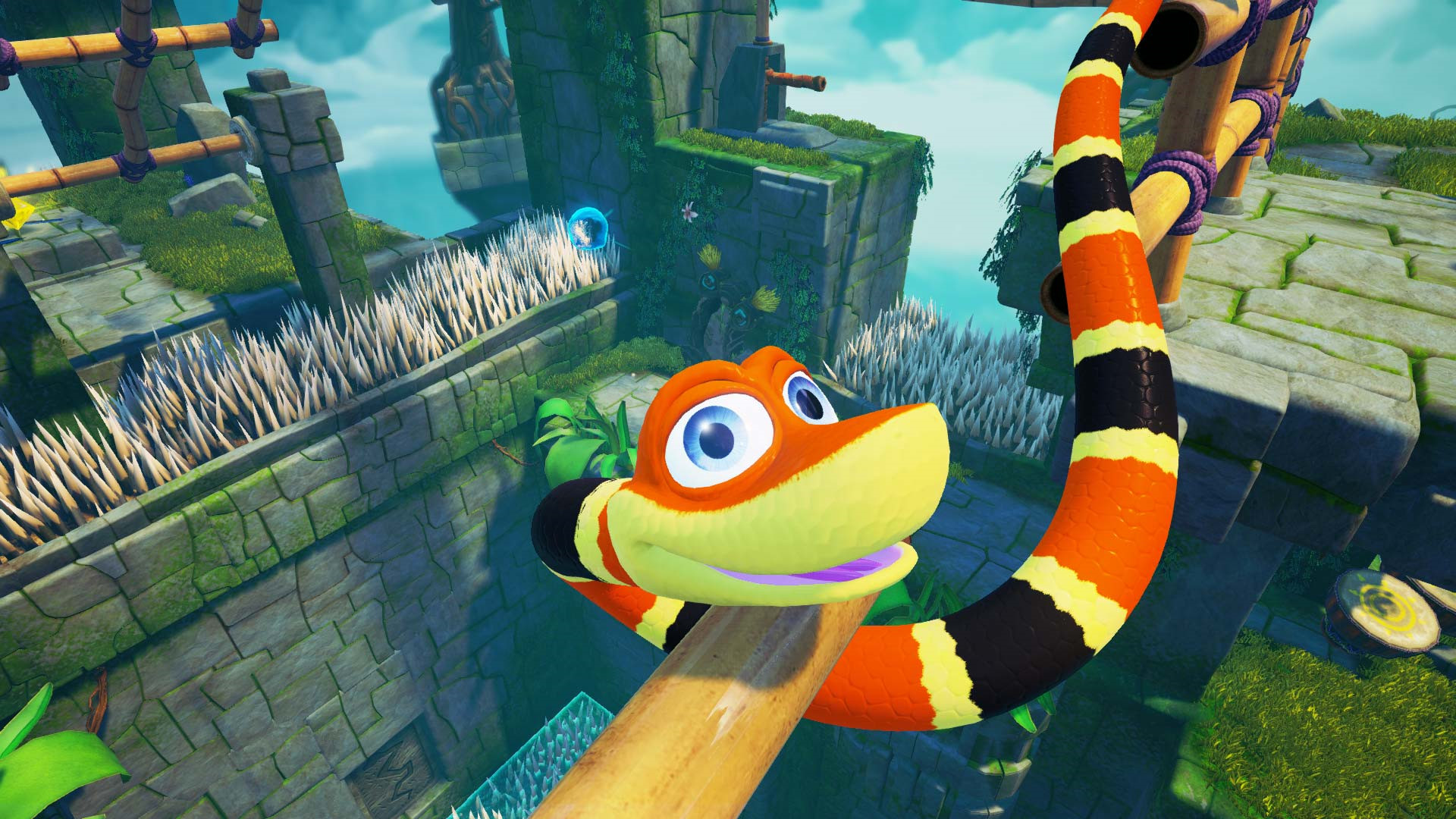 Jogo da cobrinha, Snake Pass, está disponível gratuitamente para PC - STEAM