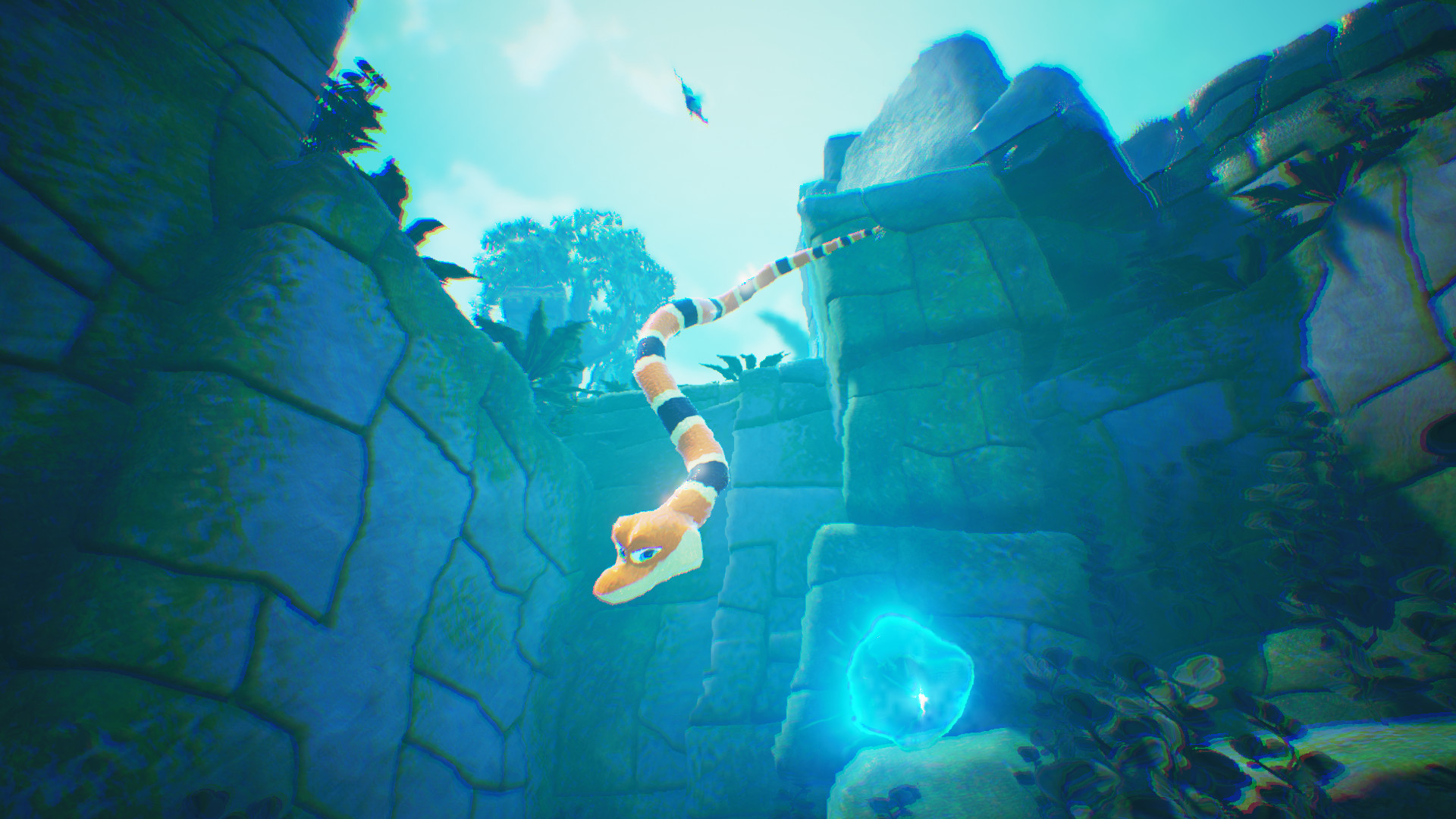 Jogo da cobrinha, Snake Pass, está disponível gratuitamente para PC - STEAM