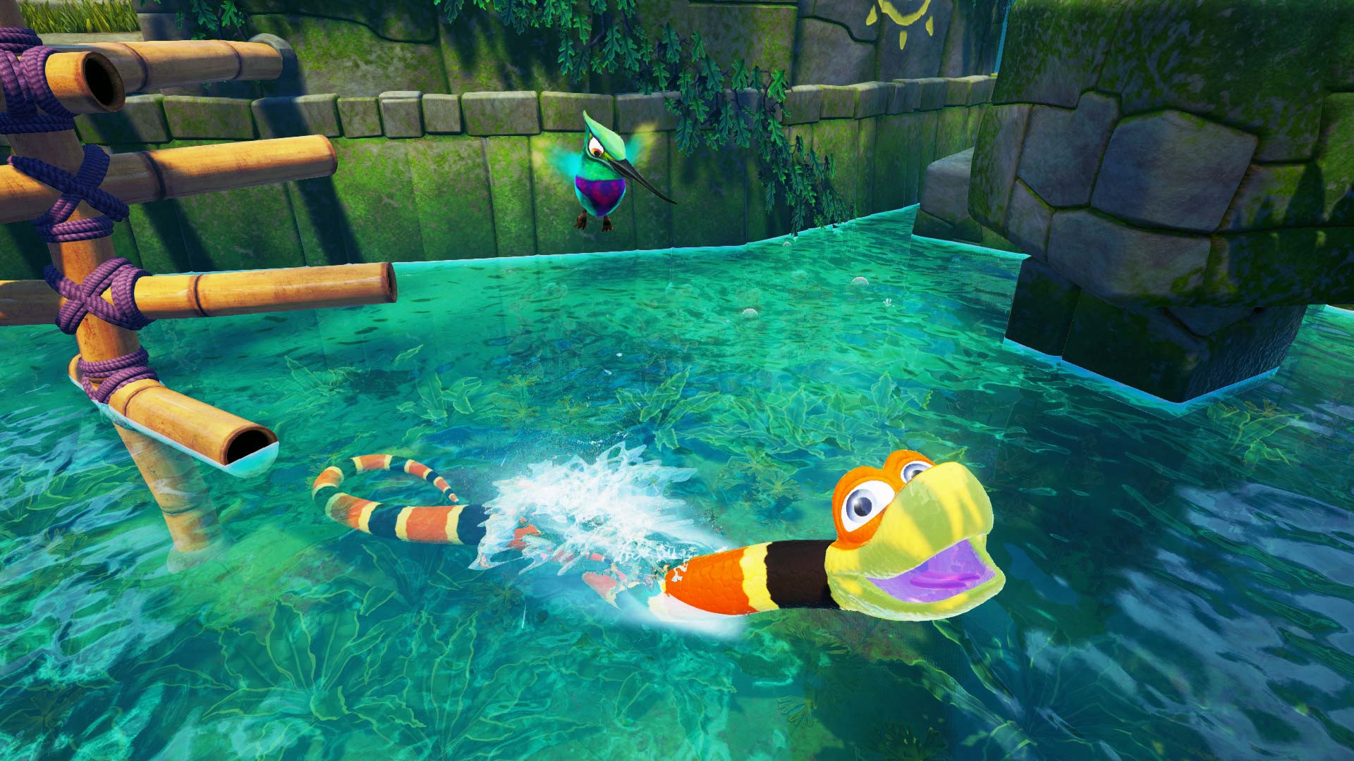 Jogo da cobrinha, Snake Pass, está disponível gratuitamente para PC - STEAM