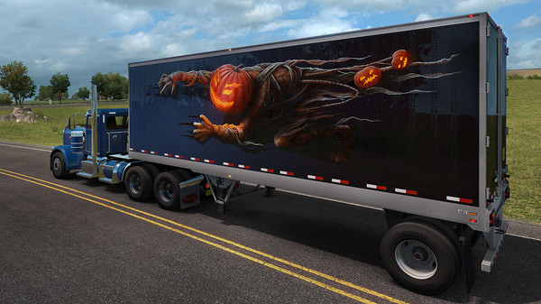 скриншот American Truck Simulator - Halloween Paint Jobs Pack 3