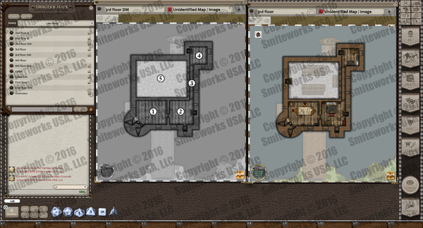 скриншот Fantasy Grounds - Map Pack: Lake Keep 2