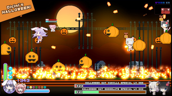 скриншот Rabi-Ribi - Cicini's Halloween! 1