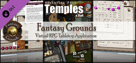 Fantasy Grounds - Temples and Staff (Map and Token Pack) banner image