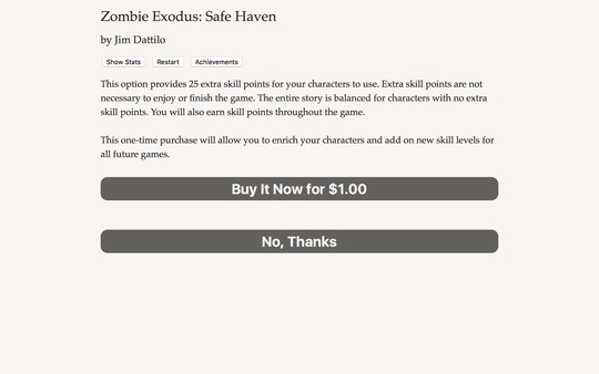 скриншот Zombie Exodus: Safe Haven - Skill Point Bonus 0