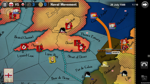 скриншот Wars Across the World: Armada 1588 5