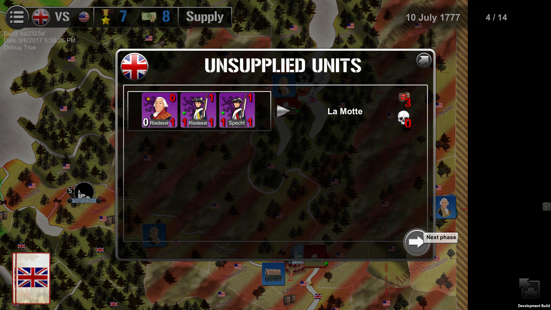 Wars Across the World: Saratoga 1777 screenshot thumbnail screenshot 7
